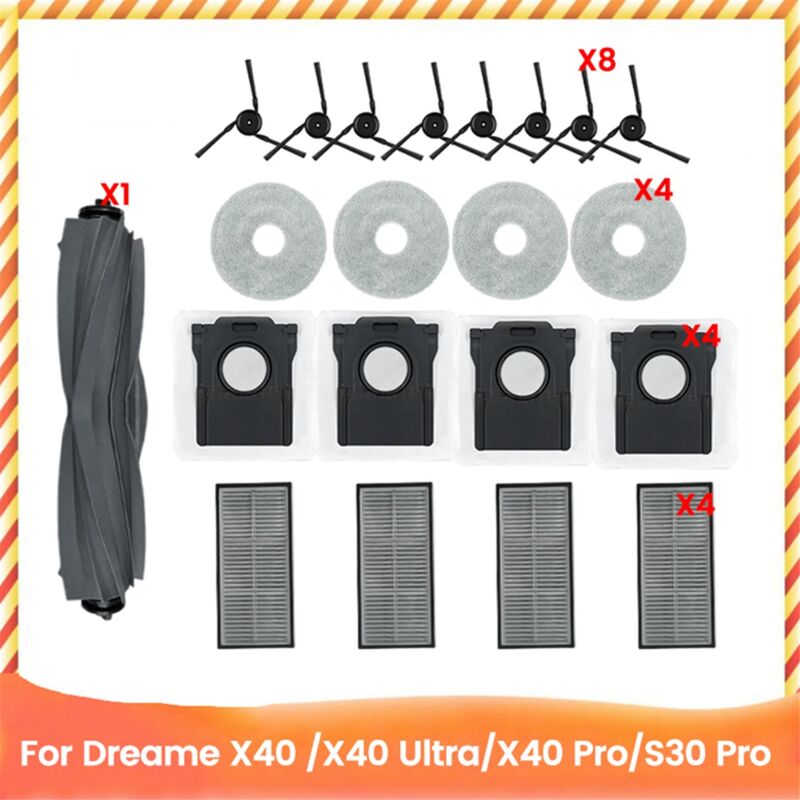 Image of 21PCS Roller Seite Pinsel Filter Mopp Staub Tasche für
