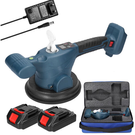 21V Max 1.2m Tile Tile Machine 100kg Capacidad de carga Baldosas de piso de pared Herramienta vibratoria Decoración del hogar Herramientas de utilidad con ventosa grande de 160 mm