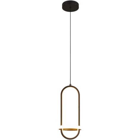 21W LED Negro: Lámpara colgante, regulable, 15 cm x 15 cm x 35 cm, Negro, para sala de estar y comedor