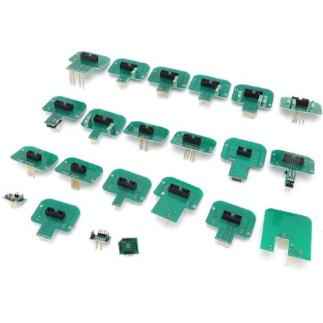 22 adaptateurs de sonde de cadre BDM LED verts professionnels, lot de 22 pièces pour outil de réglage de puce, remplacement pour Bosch.