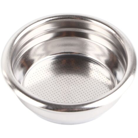 22 g poröser Edelstahl-Filterkorb für 2-Tassen-Kaffeefilterhalter, kompatibel mit 58-mm-Griff