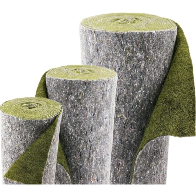 Aquagart - 22 m x 1 m natte pour bordure de bassin, verte, natte anti-érosion pour le film de bassin