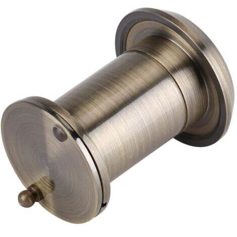 22 mm, 220°, HD-Weitwinkel-Türspion mit robuster Sichtschutzabdeckung, einbruchsicherem Türzubehör, optischem Glas, Kupfer (Bronze)