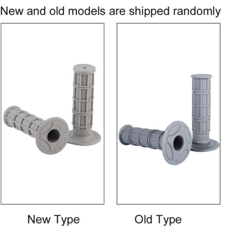22 mm (7/8 Zoll) weiche Silikon-Lenkergriffe für Pit-Dirt-Bikes, Grau