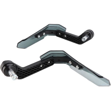22-mm-Motorradlenkerschutz, 2-teiliges Set aus schwarzem Aluminium für Motocross/Dirtbike/ATV, universelles 7/8"-Zubehör