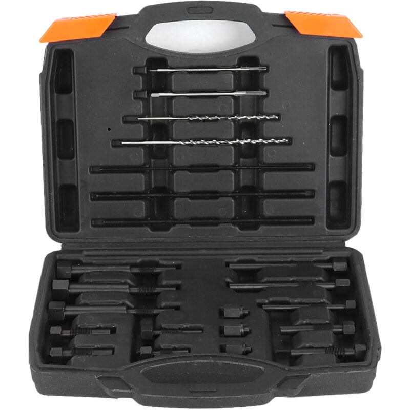 Jeffergarden - Ensemble de démontage d'électrodes de bougie de préchauffage M8 M10, outil d'extraction Portable 22 pièces