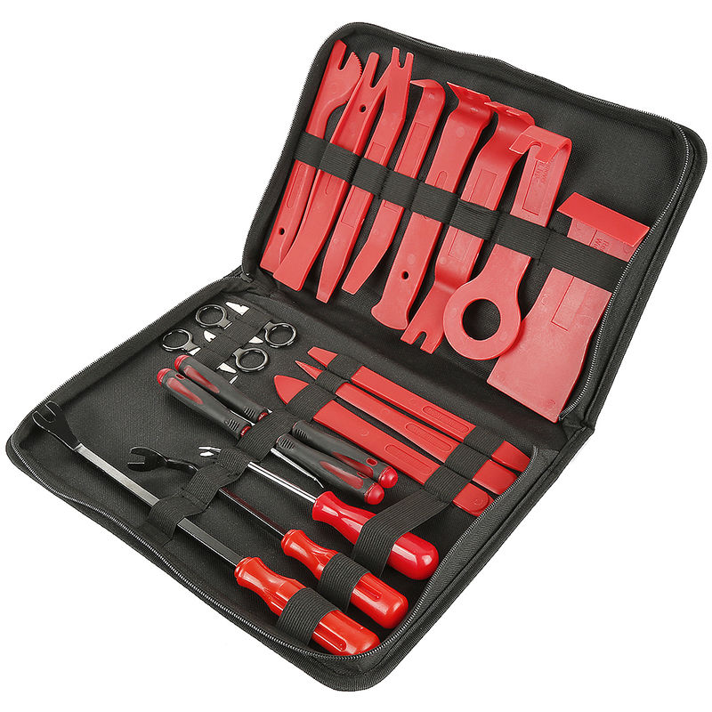 Bathrins - 22 Pièces Outil Démontage Garniture Installation Kit Outils pour Panneau/Autoradio/ Accessoires/Tableau de Bord
