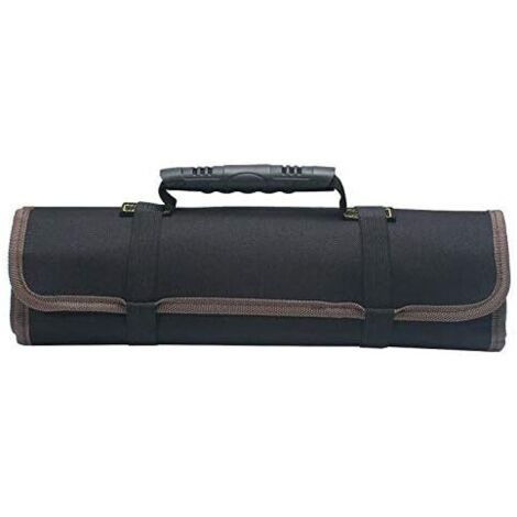 22 Pockets Portable Empty Tool Kit, Tool Pouches, Tool Organizer, 600D Oxford Fabric Roll Up Tool Bag/Case/Pouch (No Tools)