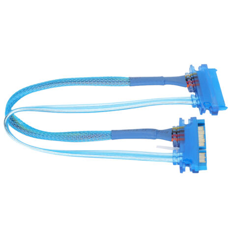 22-poliges SATA-Verlängerungskabel (Stecker/Buchse) für SSDs und externe Festplatten – 30 cm