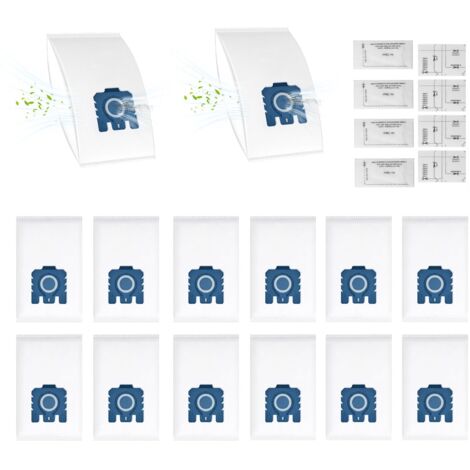 22 Stück Ersatzteile Zubehörset für Miele GN 3D Staubsauger Classic C1 Complete C2 C3 S8340 Serie (14 Staubsaugerbeutel S8340 Effizienz Beutel inkl 4 Abluftfilter &amp 4 Motorschutzfilter)