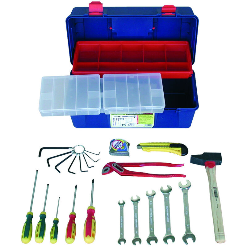 Image of 22-teiliger Werkzeugkasten OUTIFRANCE