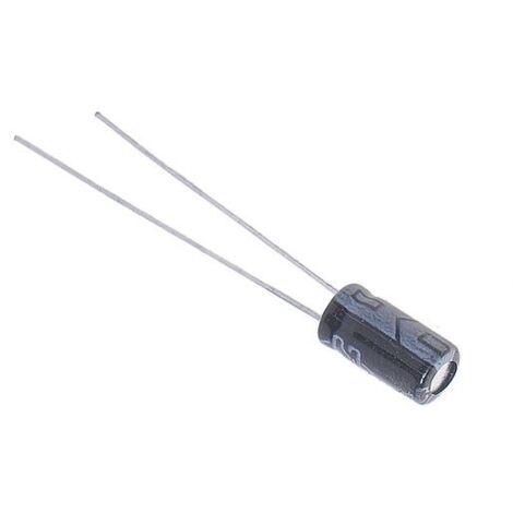 2,2 uf/50 V/4 x 7 mm, 100 piezas, 40-105 °C, tolerancia al 20 %