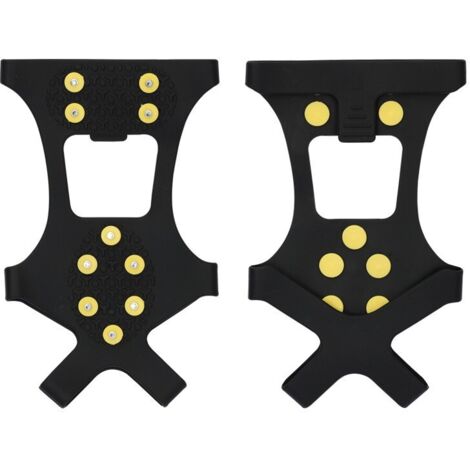 (220 mm) Crampons antidérapants pour chaussures/bottes, crampons à neige