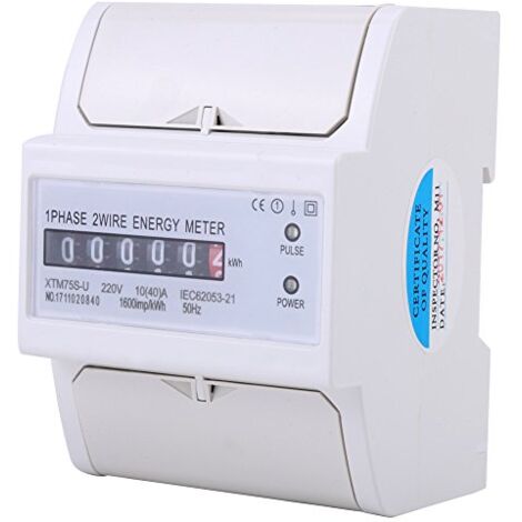 220 V 10-40A kWh Meter Digital Einphasig 4P DIN-Schiene Stromzähler XTM75S-U