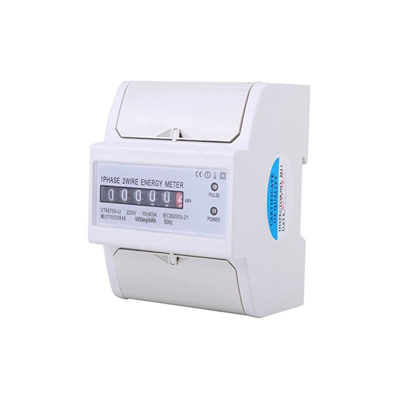 Image of Zoternen - 220 v 10-40A kWh Meter Digital Einphasig 4P DIN-Schiene Stromzähler XTM75S-U