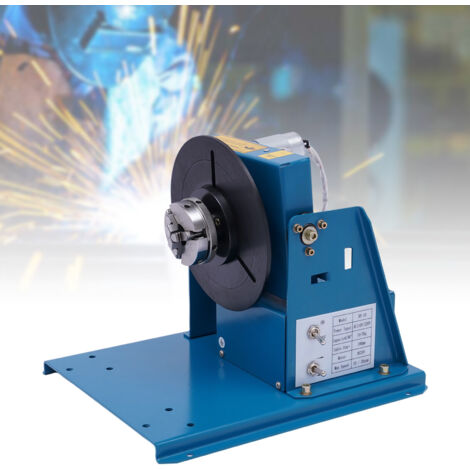 220V 0-90° Drehtisch Schweißdrehtisch Drehtisch Manipulator Schweißpositionierer Rollbar Rundtisch 10KG/5KG 2-10 U /min
