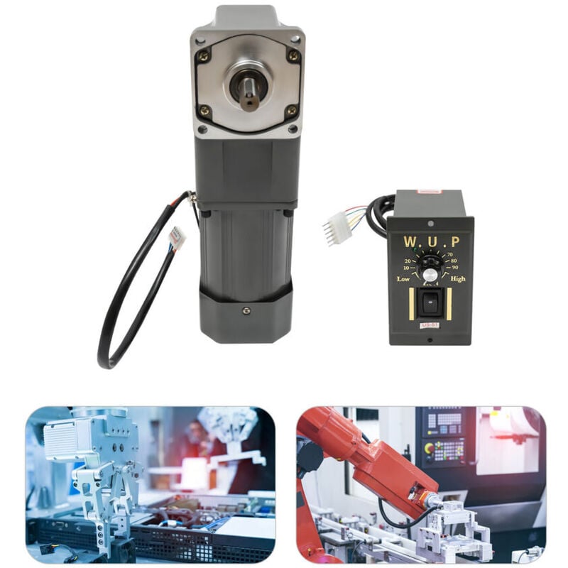 220V 120W 30K Gear Motor Moteur électrique Motoréducteur avec régulateur de vitesse CW/CCW