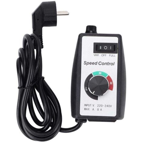 220V-240V Contrôleur de Vitesse de Ventilateur électronique Ajusteur Variable pour contrôleur de Vitesse de Ventilateur d'auvent de Ventilateur d'extracteur