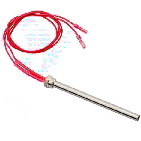 NAXUNNN 220v 280w - bougie allumage pellet 3/8 pouce 140 150 160 170 180 mm - resistance allumage poele a granule diamètre 10mm (longueur 140mm)，Chaleur Rapide