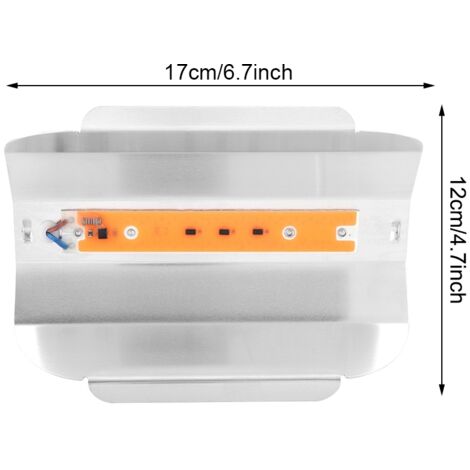 220V 30W Vollspektrum COB-LED-Pflanzenlampe, Indoor-Pflanzenlampe, Aluminium, IP65
