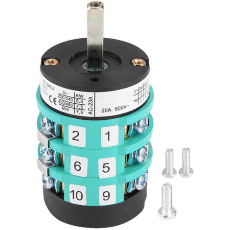 220V / 380V Pull Changer Machine Interrupteur Marche Arrière du moteur Commutateur pédale de Table Tournante(20A(A))