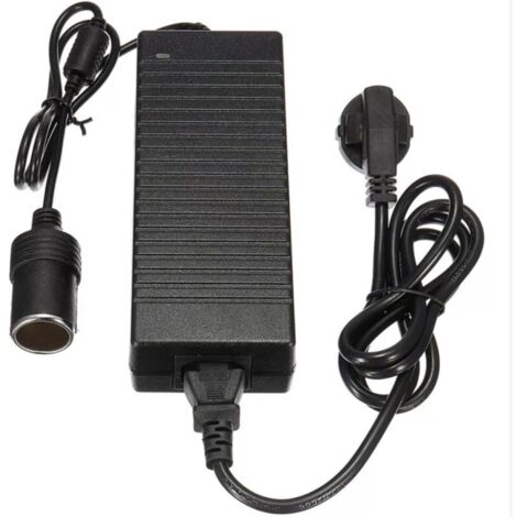 220V à 12V10A voiture allume-cigare prise maison convertisseur de puissance voiture aspirateur réfrigérateur adaptateur