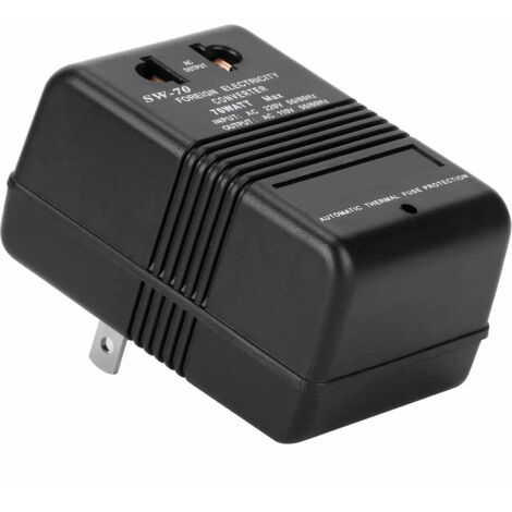 220V auf 110V 70W Spannungswandler für elektrische Zahnbürsten und Rasierer