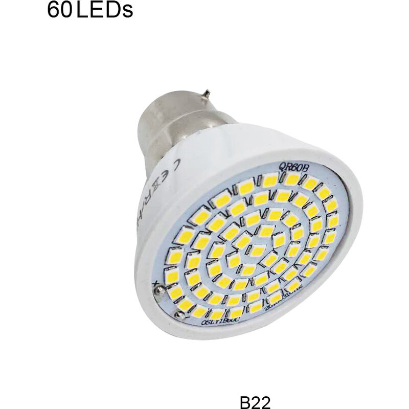 

220V, bombilla LED, foco de luz de maiz,B22 60SMD