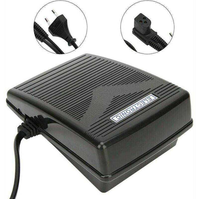 220V Machine à coudre Pédale de commande au pied Pédale de commande au pied avec cordon d'alimentation avec cordon Compatible avec/Remplacement pour