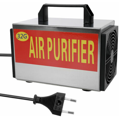 220V portatil de ozono, 32g / h Filtro purificador de aire Generador Maquina