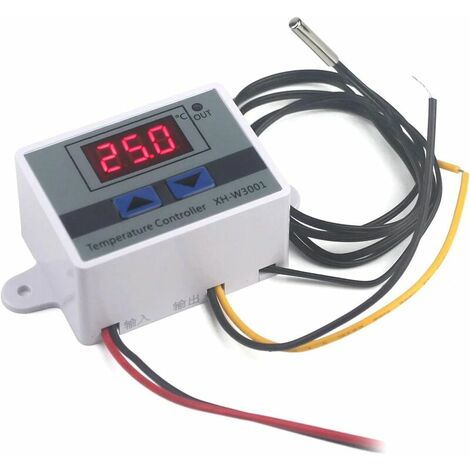220V Thermostat Numérique Régulat de Température Refroidissement et Chauffage Contrôl