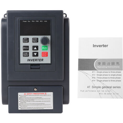 220VAC 1.5KW VFD Variateur de fréquence,monophasé 220V entrée triphasé 380V de sortie VFD variateur de fréquence variable Régulateur de vitesse de moteur Vecteur Contrôle D'Onduleur