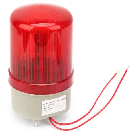 220VAC clignotant clignotant rouge LED voyant d'avertissement diamètre 97mm