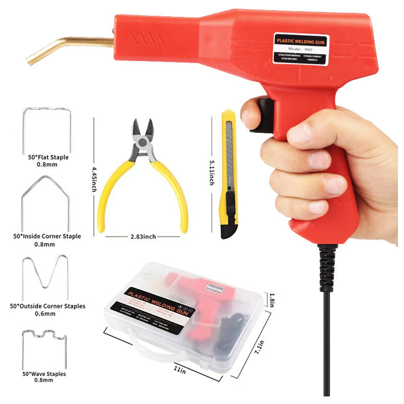 220W Soudure Plastique,2 en1 Kit Reparation Plastique Soudage Plastique Pare-chocs Voiture