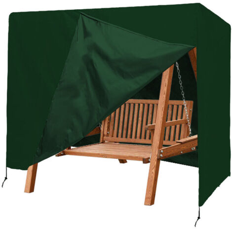220x125x170 cm (verde), Telo protettivo per sedie a dondolo, Telo di copertura per sedia da giardino in PE, Telo di copertura per mobili da giardino, Impermeabile, Resistente agli strappi, Telo resist