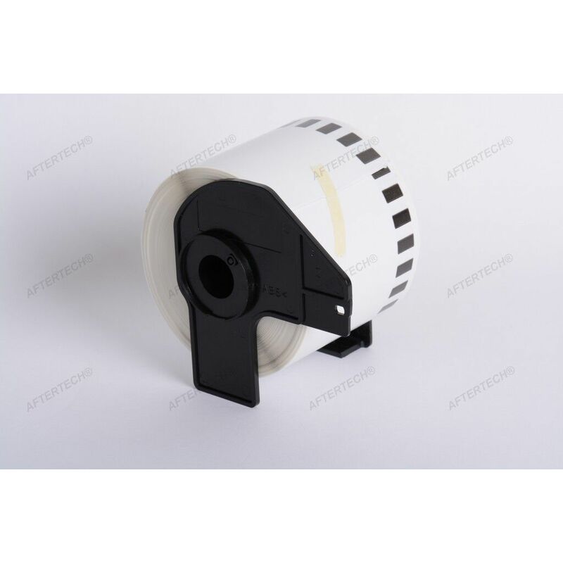 Image of Aftertech - 22205 rotolo etichette compatibili 62mm continuo brother QL500 QL570 DK22205