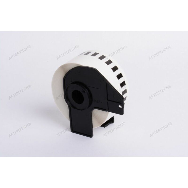 Image of Aftertech - 22225 1 rotolo etichette compatibili 38mm continuo brother QL500 QL570 DK22225