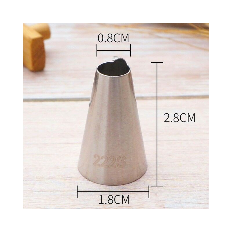 222S 222 222B Rotonda peach Piping Pasticceria