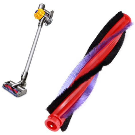 225mm Brosse Rouleau pour Aspirateur Dyson V6  Rouleau Brosse électrique de Remplacement pour Aspirateur Sans Fil Pièces