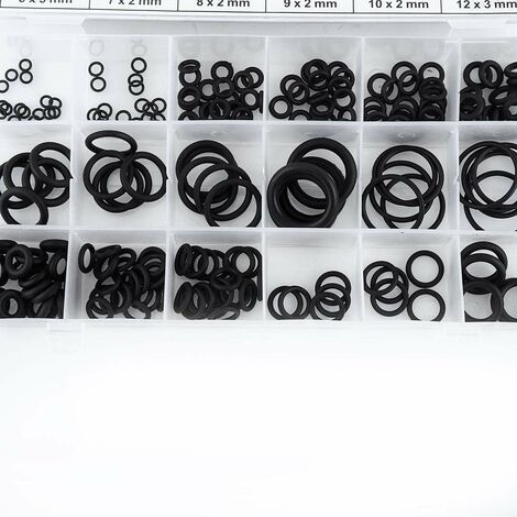 225pcs En Caoutchouc Métrique Joint Torique Joint d'Étanchéité Joint d'Étanchéité Assortiment Ensemble Pour La Plomberie Automobile Réparation Générale