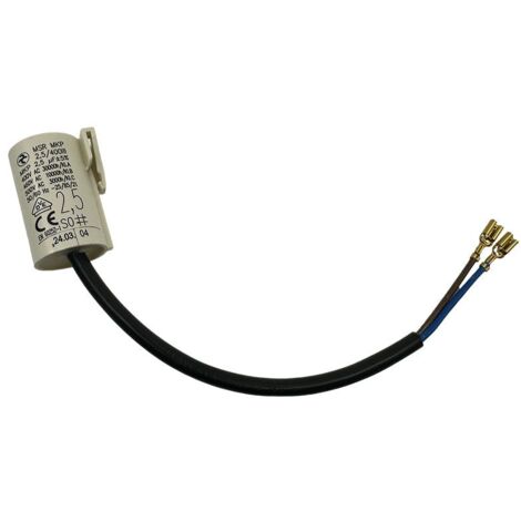 2260419631 Condensateur de marche 2.5µF pour réfrigérateur/congélateur AEG, ELECTROLUX