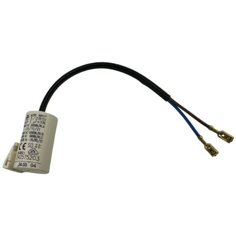 2260419631 Condensateur de service 3µF pour réfrigérateur/congélateur AEG, ELECTROLUX