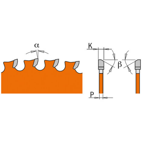 226.080.12M LAME CIRCULAIRE (PVC-BOIS) 305X2.2X30 Z=80 8'FWF