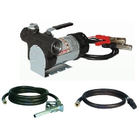 228/F/KIT - Kit  Per travaso gasolio POMPA 12V  con tubi e pistola - DIESEL BONEZZI