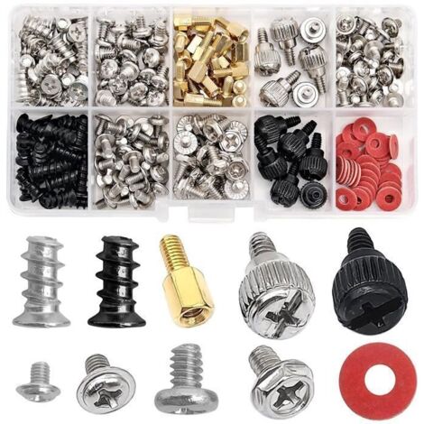 228 Pcs Vis pour Ordinateur PC Vis d\'ordinateur Boite de Vis PC pour la Montage PC et la Réparation de PC