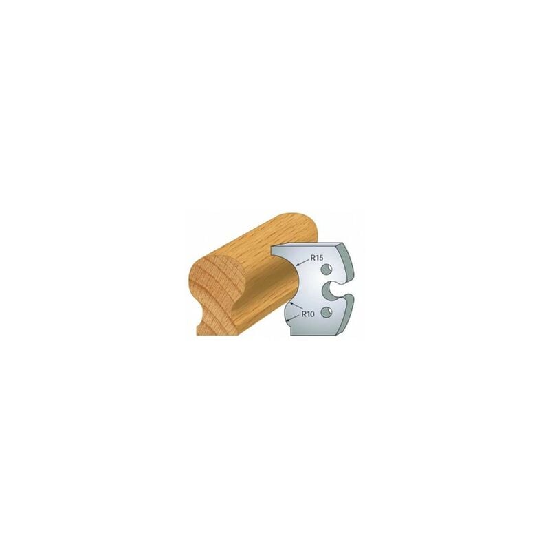 Luxoutils - 229: Jeu de 2 fers 50mm main courante pour porte outils 50mm