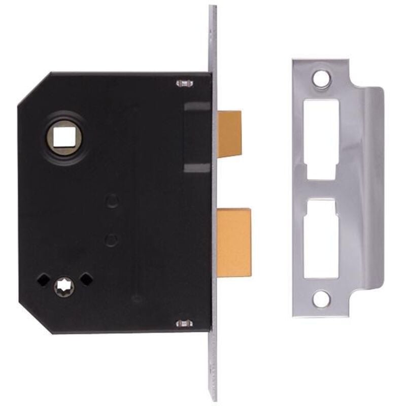 UNION 2294 Mortice Bathroom Lock Polished Brass 76mm 3in Visi UNNY2294PL30