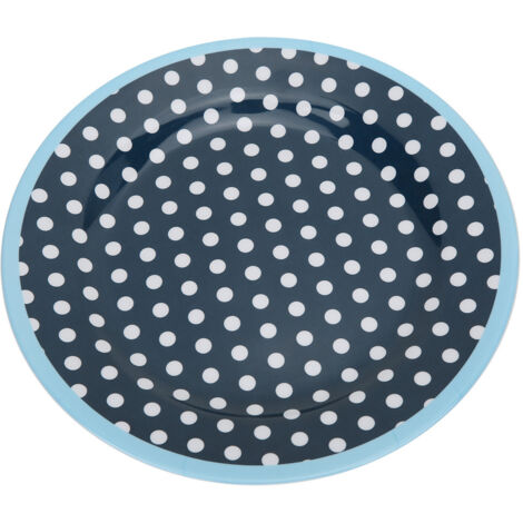 22cm Diameter Plate Beautiful Round Shape Dish Home Restaurant Hotel Kitchen Dinner Tableware
