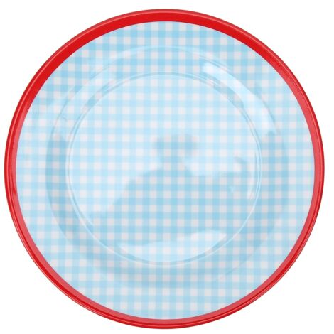 22cm Plate Round Shape Dinner Plate Dish Tableware Kitchen Tool for Home Restaurant Hotel