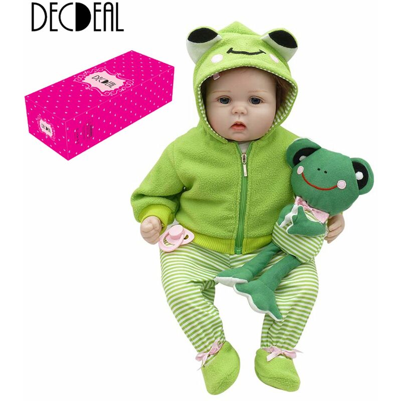 

22in Reborn Baby Rebirth Doll Kids Gift Cloth Material Cuerpo